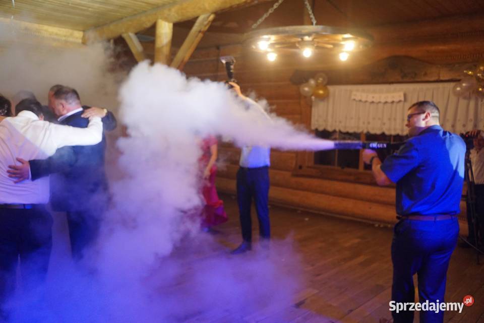 Wytwornica dymu Pionowa Pistolec Co2 top gun Wieliczka