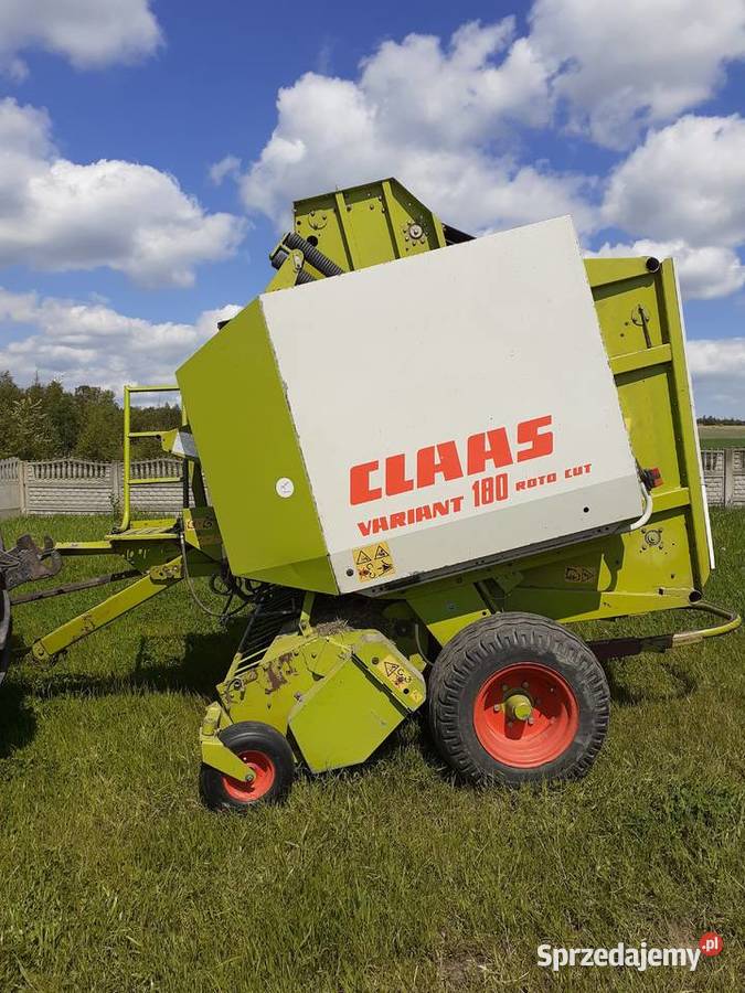 Prasa Claas variant 180 roto cut Rolujące (belujące) Strzepcz