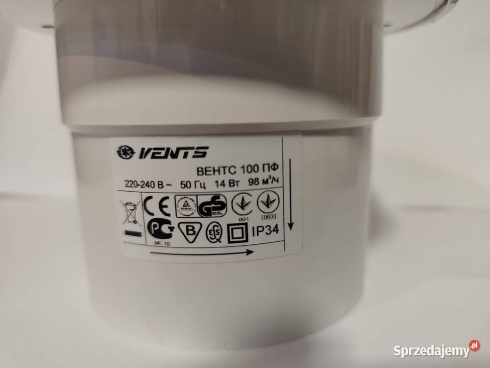 Wentylator łazienkowy VENTS 100 PF Wentylatory Warszawa