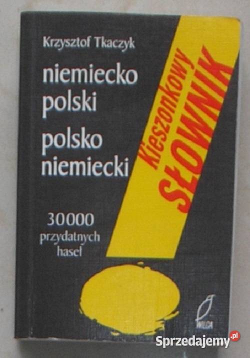 Kieszonkowy słownik niemieckopolski małopolskie Kraków sprzedam
