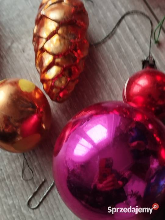 bombki szklane stare prl kolekcjonerów 39 sztuk Poznań