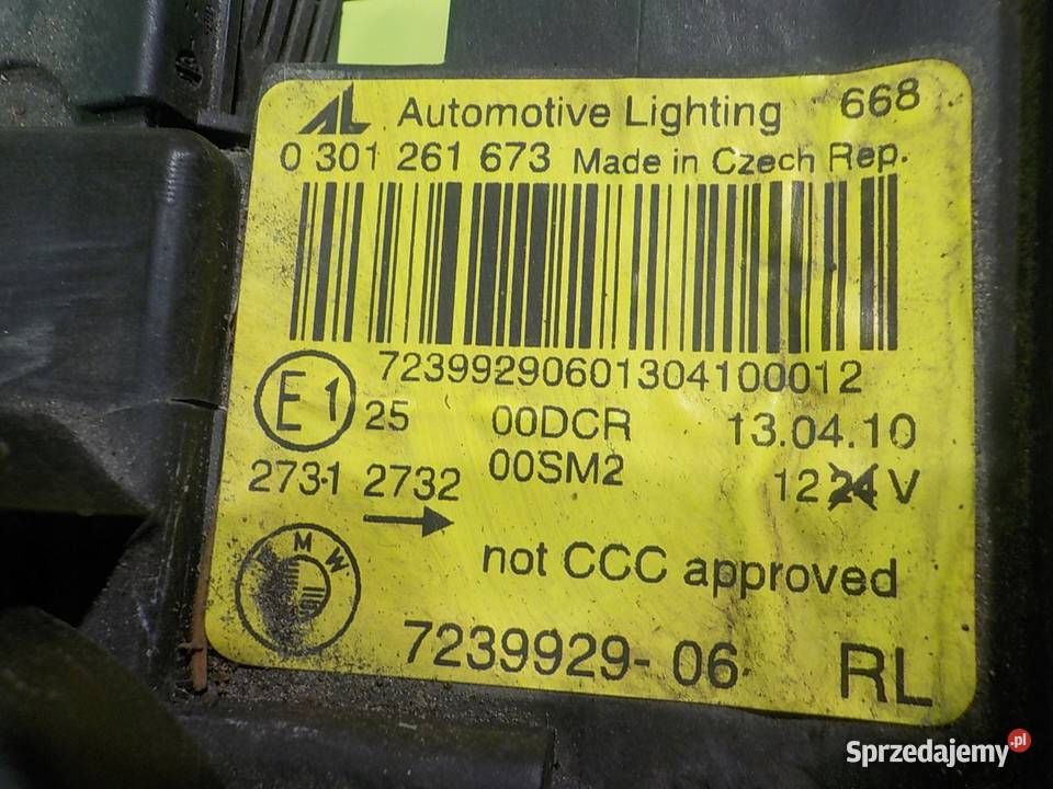 BMW E92 LIFT 20D AUT 10r 2D XENON lampa lewa osobowe Suków