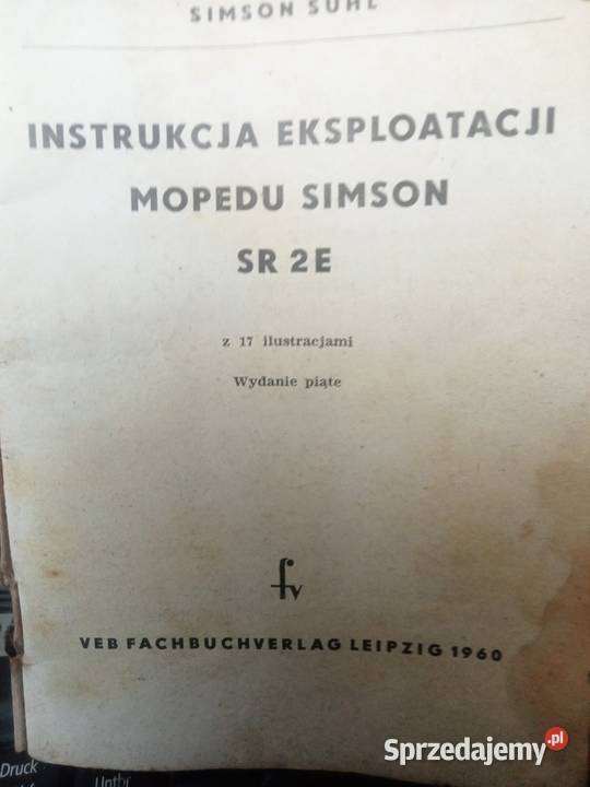 Simson SR 2E 1960 r Ruciane-Nida