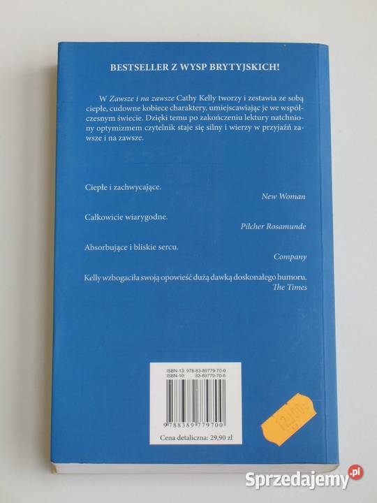 Zawsze i na zawsze Cathy Kelly literatura piękna - proza zagraniczna Kraków