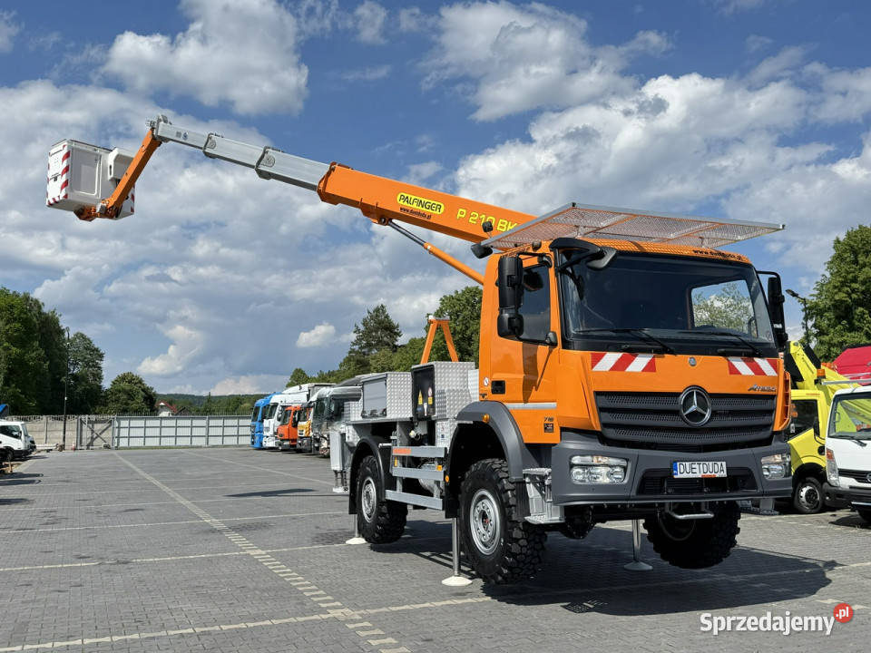 Mercedes Atego 718 E6 4x4 Zwyżka PALFINGER P210 ABS Samochody ciężarowe Widełki