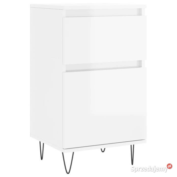 Szafki 2 białe z połyskiem 40x35x70 WM831153 Pozostałe Warszawa