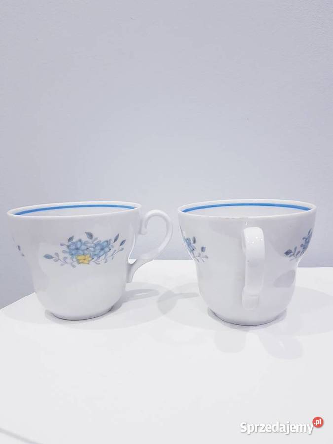Zestaw starych porcelanowych filiżanek Bogucice śląskie Dąbrowa Górnicza