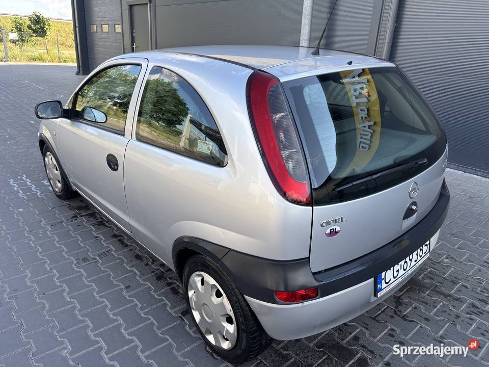Opel Corsa C 2003r 10 BenzynaZadbany5lat jeden Grudziądz