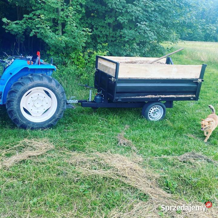 Przyczepa kiprowana 1 tonowa do mini ciagnika Przyczepy rolnicze Olkusz