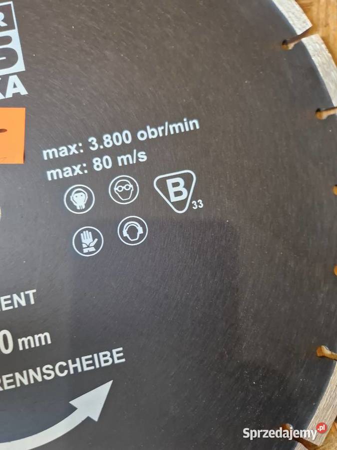 Tarcza Diamentowa do Betonu 400x254mm INTERVIS Głogowa sprzedam
