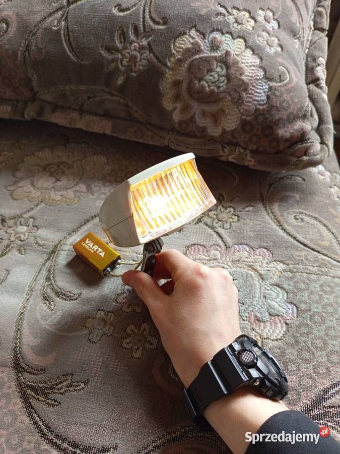 Lampka przednia rowerowa PRL Predom Romet Krotoszyn