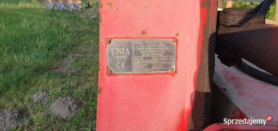Pług 4 skibowy Unia Tur Vario mazowieckie Celinowo sprzedam