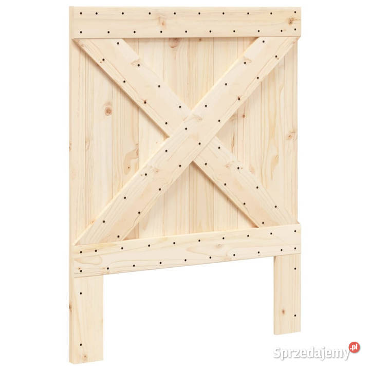 Wezgłowie łóżka 80x104 lite drewno sosnowe Warszawa