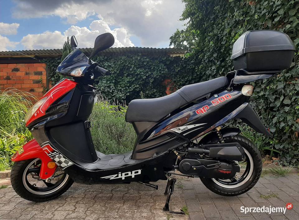 Zadbany duży mocny skuter Zipp GP500 4t 5080 Tuczno