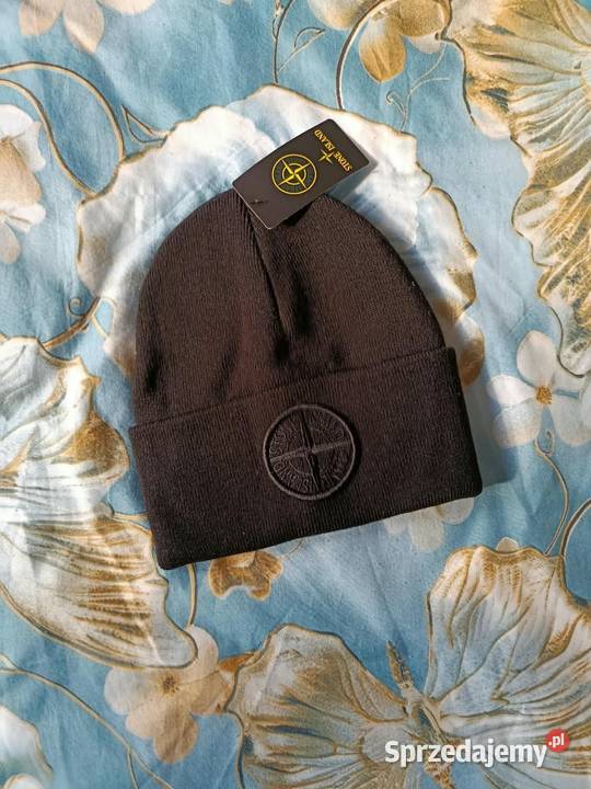 Czapka zimowa Stone Island kolor czarny UNI Białystok
