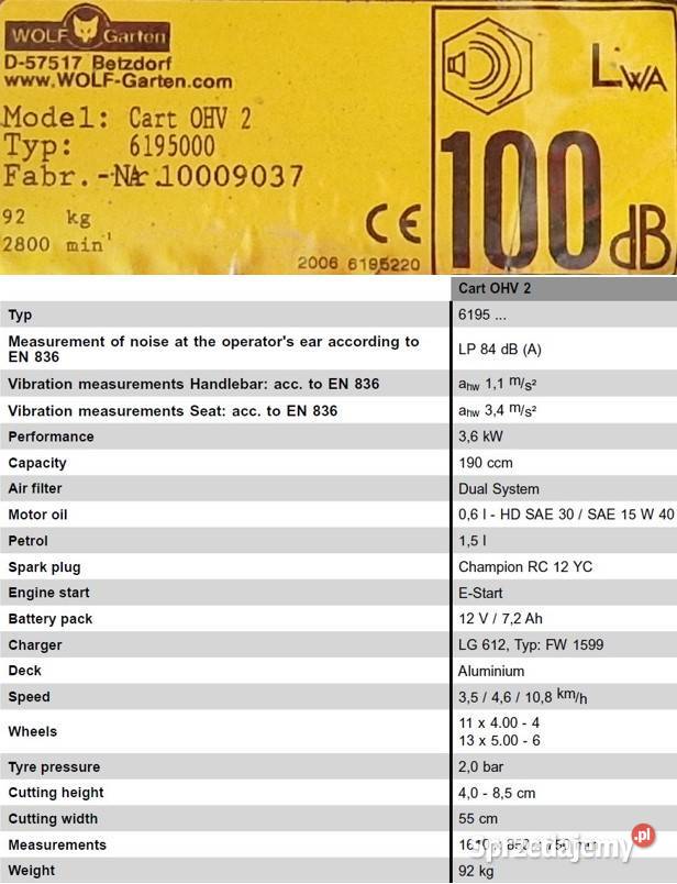 Sprzedam silnik BriggsStratton OHV 2 INTEK 60 Jasienica