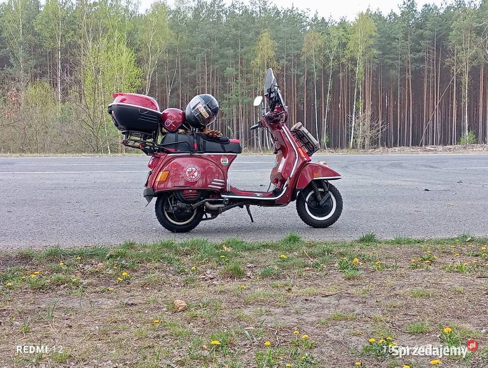 Vespa bordowy Szczecin sprzedam