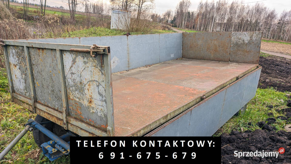 Przyczepa platforma sadownicza Dobrzyń nad Wisłą