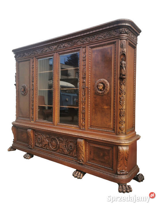 Unikatowy monumentalny neorenesansowy komplet Wrocław