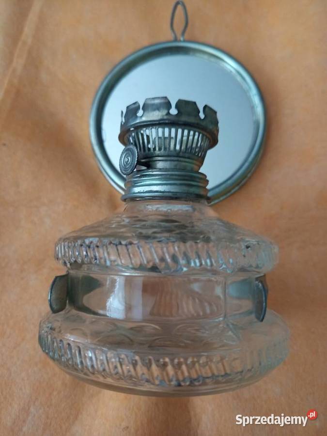 Lampa naftowa z lustrem vintage Lampy wiszące Warszawa