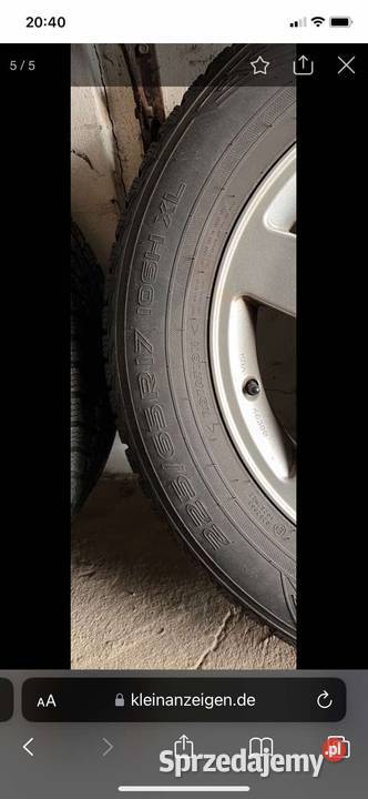 Alufelgi Honda Crv 225x65x17 sprzedam