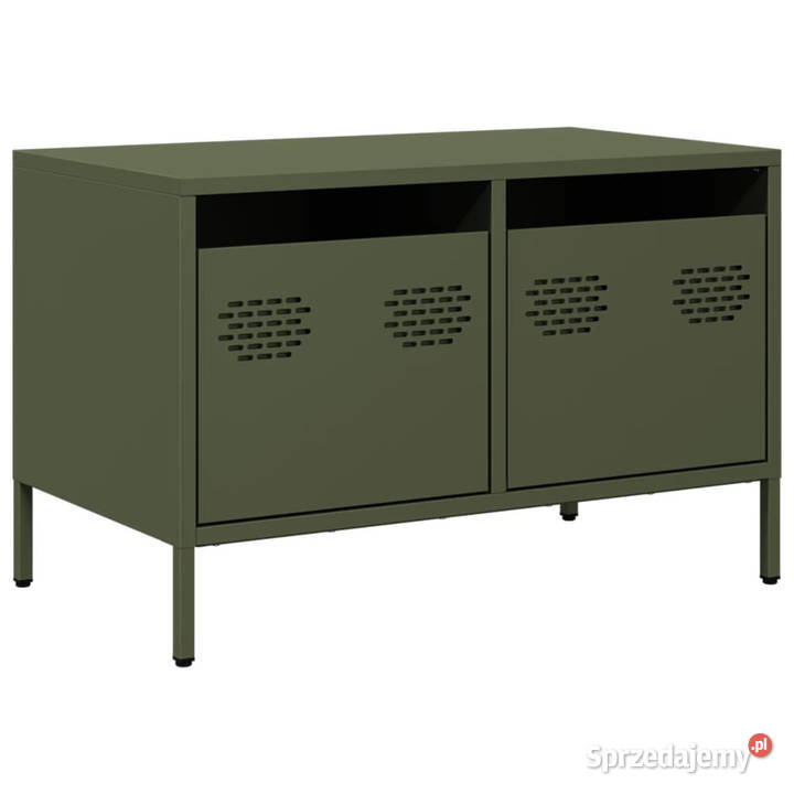 Szafka RTV oliwkowa 68x39x435 stal walcowana na Warszawa