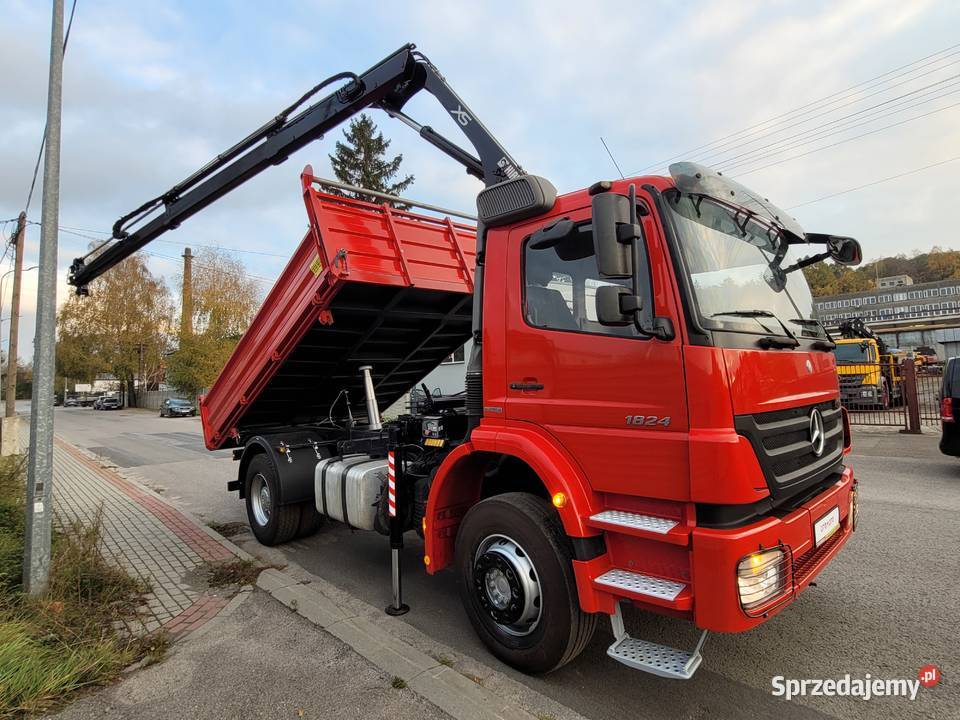 Mercedes AXOR 1824 Kiper HDS HIAB 099 Dźwig elektryczne lusterka podkarpackie