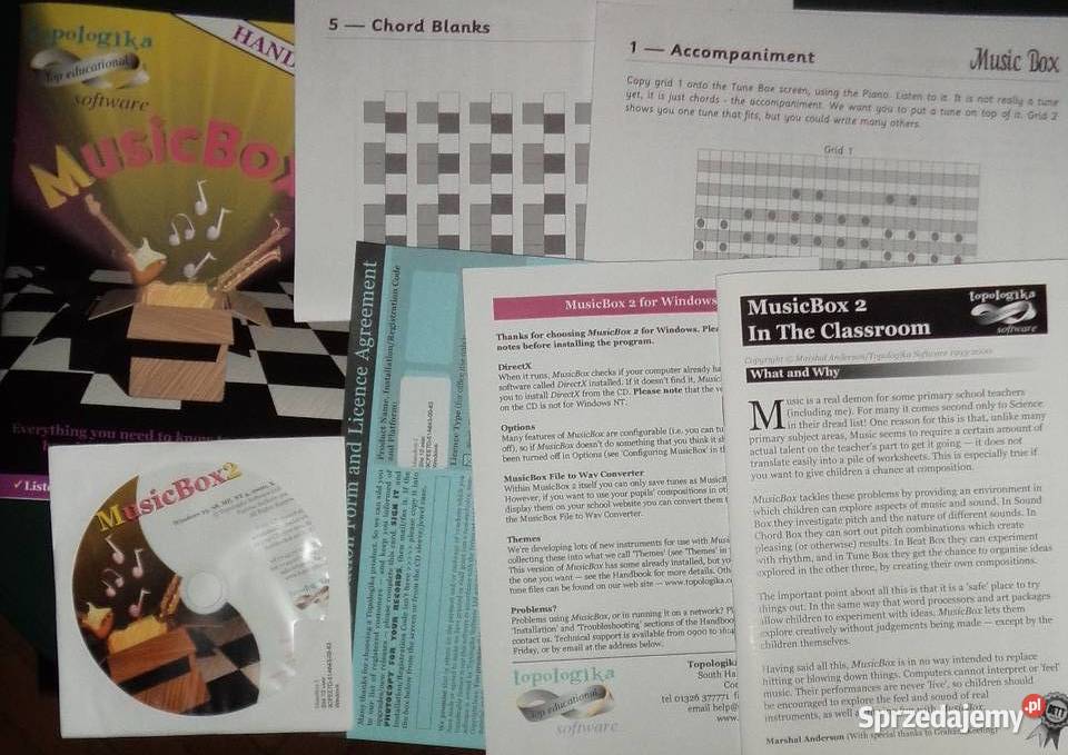 Topologika educational Musix Box 2 teaching or logiczne Kultura i Rozrywka