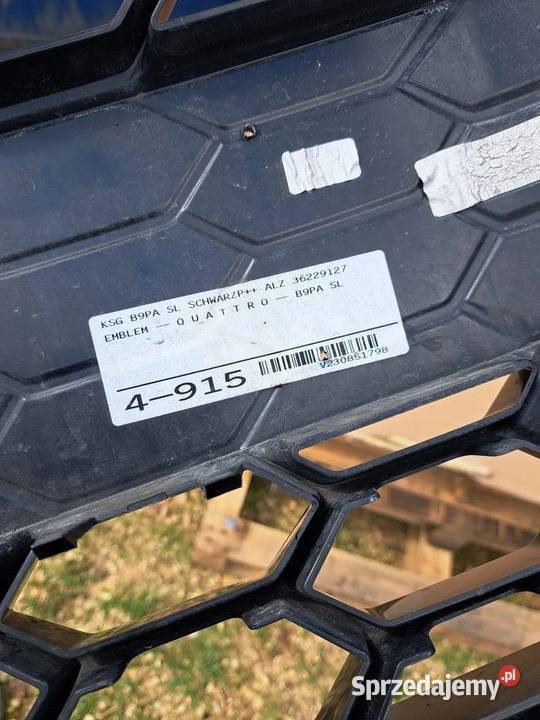 Grill Atrapa chłodnicy Audi A4 B9 Lift SLine