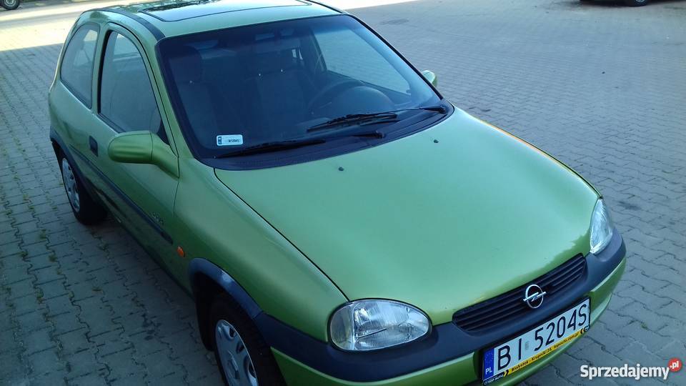Opel Corsa B ABS WSPOMAGANIE SZYBERDACH lakier metallic