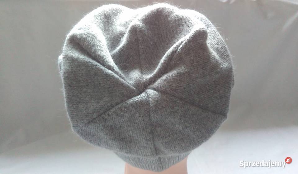 Czapka srebrna Damska r LXL Elegancka gat I NOWA Białystok