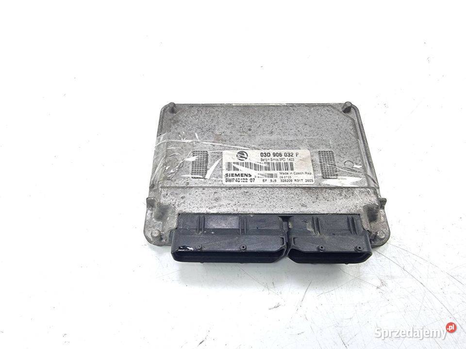 KOMPUTER SILNIKA ECU SKODA FABIA I 03D906032F Części samochodowe Lipno