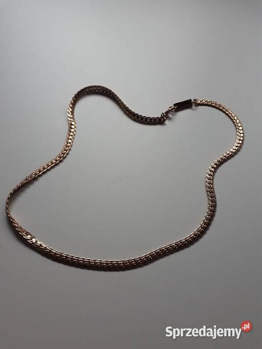 Nowy złoty naszyjnik ze stali szlachetnej Biżuteria dla Panów podkarpackie Łańcut sprzedam