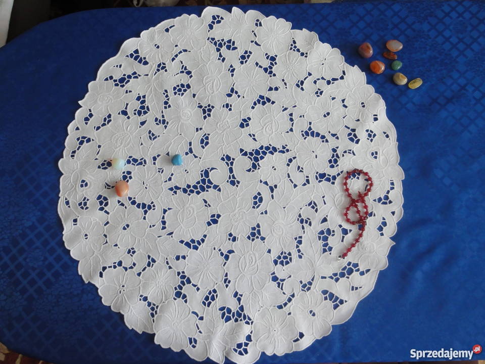 Serweta serwetka bieżnik bogato haftowany Bukiet sprzedam