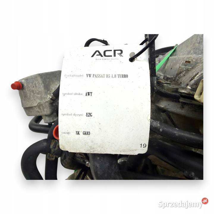SILNIK AWT Audi A6 C5 VW Passat B5 FL Skoda Silniki kompletne Silniki kompletne Chełm