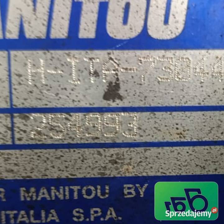 Oś tylna 212622 DANA Spicer 254993 Manitou 1340 Pozostałe wielkopolskie Wilkowo