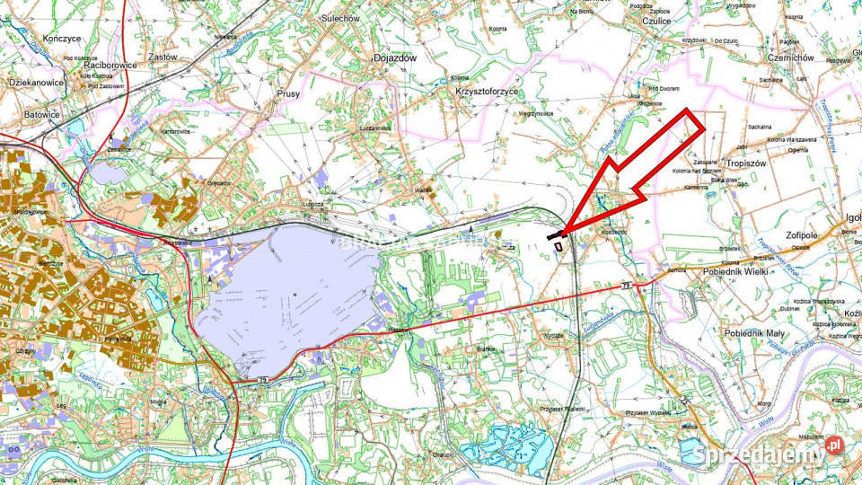 Działka 5322 metry Kraków 258m małopolskie