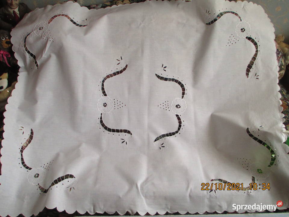 obrus richelieu prostokąt 138 x 110