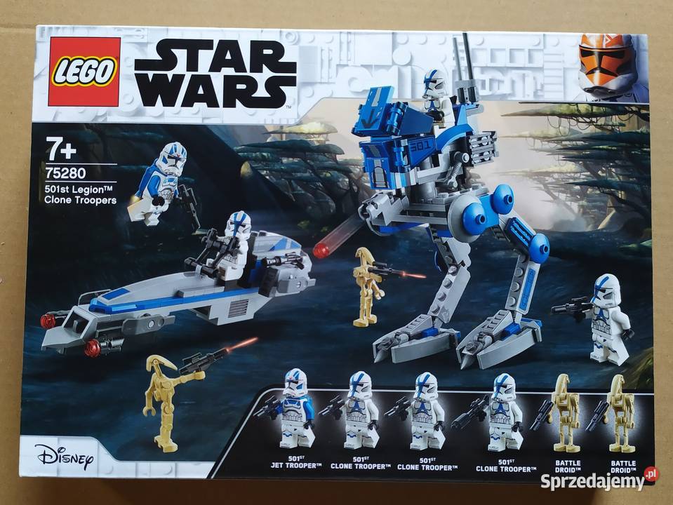LEGO 75280 Star Wars Żołnierzeklony z 501 Łódź