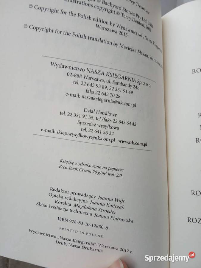 Domek na drzewie lektury szkolne używane Warszawa