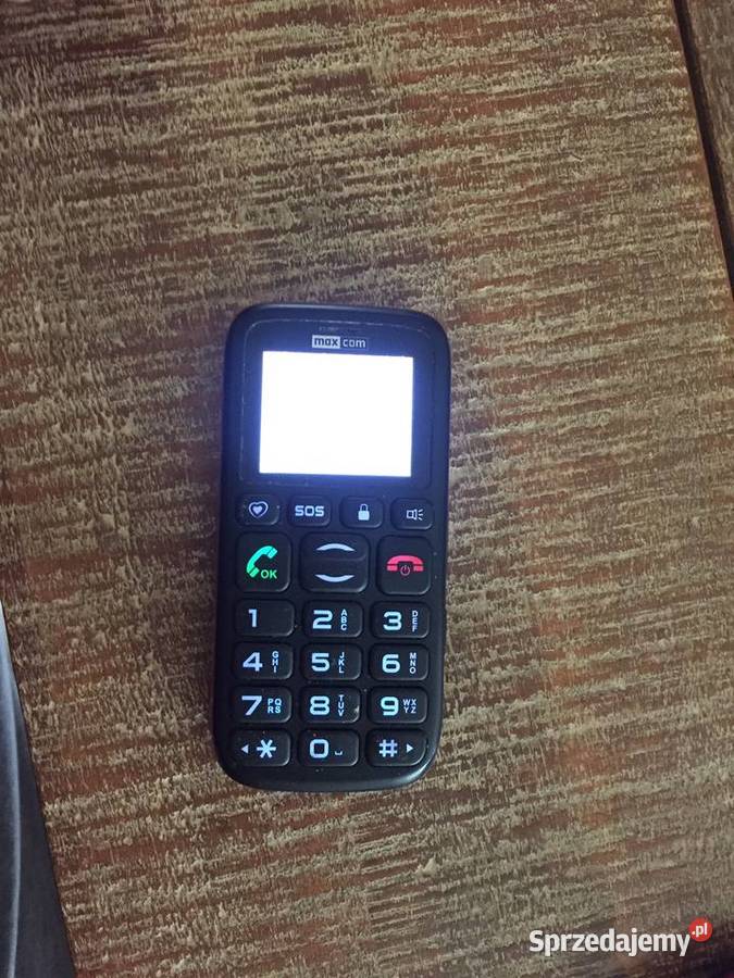 Telefon komórkowy dla senorów MAXCOM MM428BB