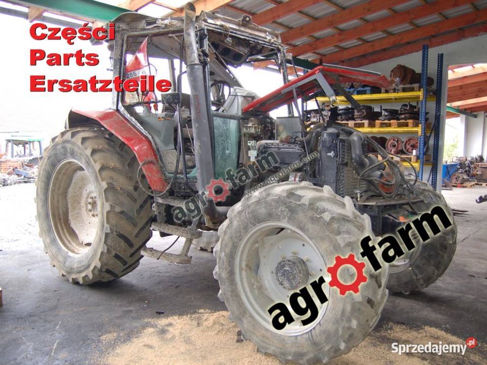Massey Ferguson 6265 części skrzynia biegów oś Byków