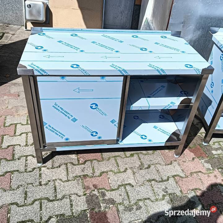 Stół gastronomiczny zabudowany drzi suwane Słupia Kapitulna sprzedam