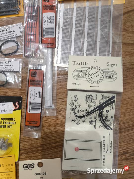 Części wagony skala N 1160