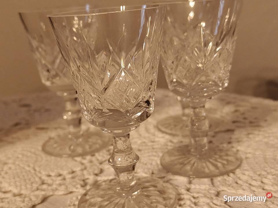 Kryształ kieliszki do likieru Legnica sprzedam