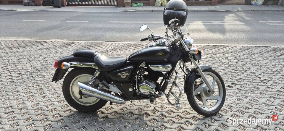 Daelim VT125 chopper szyba gmole piórnik Daelim mazowieckie Otwock