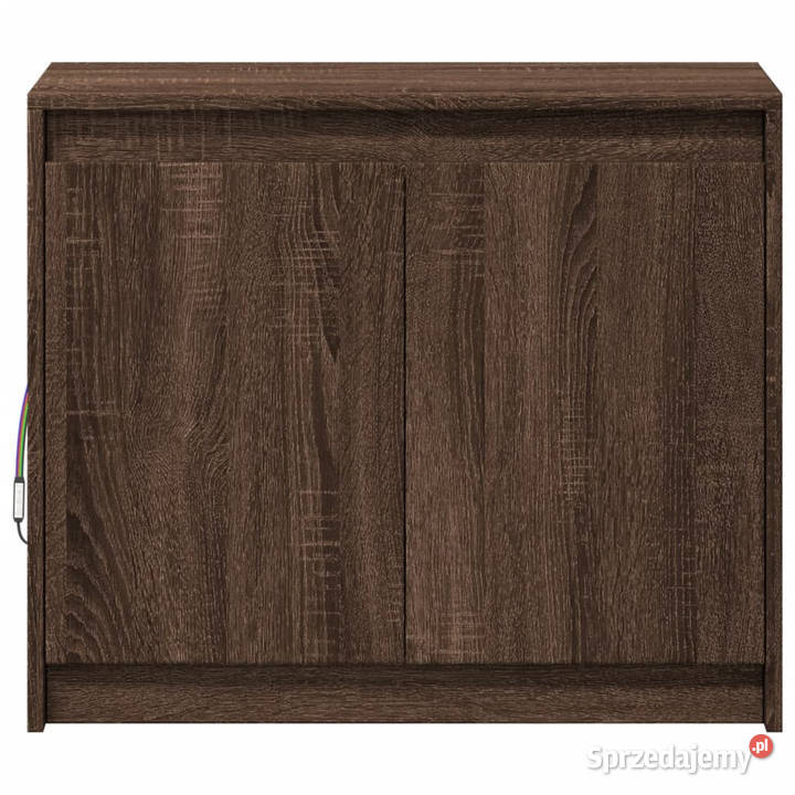 Szafka z LED brązowy dąb 72x34x61 materiał mazowieckie Warszawa