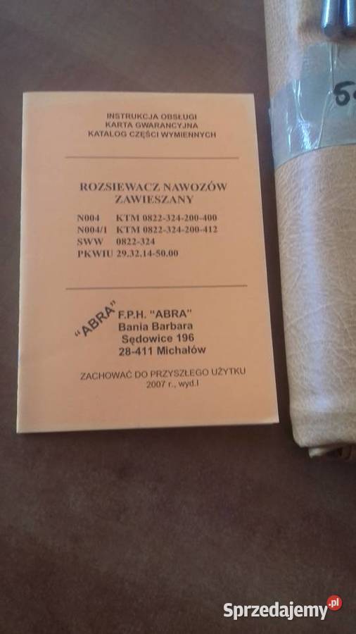Rozsiewacz nawozów jednotarczowy Mini2 500L Opoczno