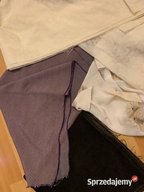 Materiały PRL 4 sztuki vintage lata 50te hurt śląskie Częstochowa sprzedam