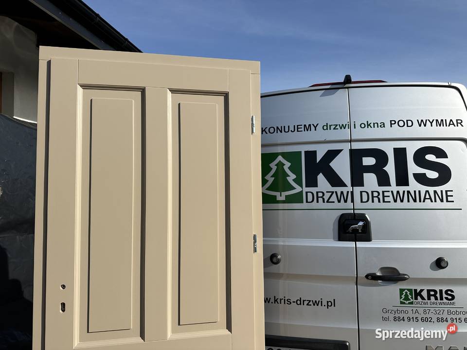 Drzwi wewnętrzne drewniane AMERYKAŃSKIE BEŻOWE Kraków